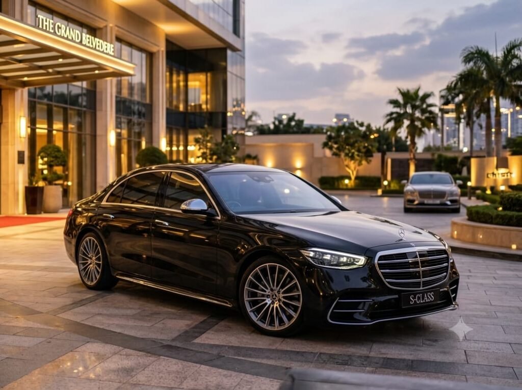 Mercedes luxury sedan