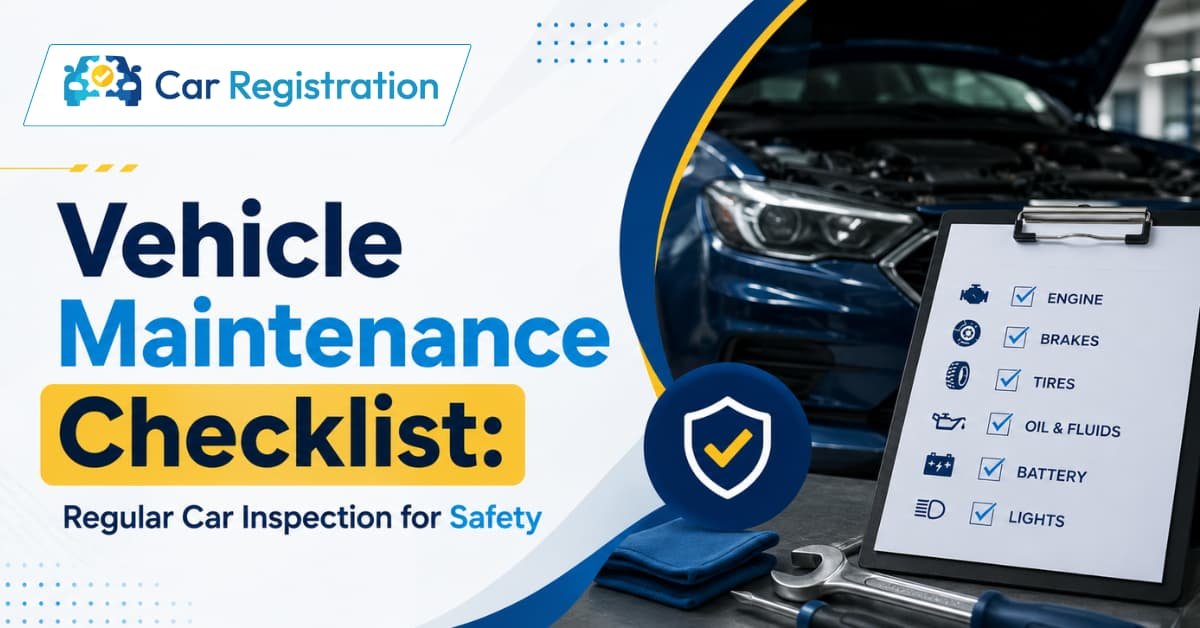 Vehicle Maintenance Checklist